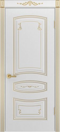 Соната Грейс В2 ДГ Белый с патиной Золото 2000 x 700 Соната Грейс В2 ДГ Белый с патиной Золото 2000 x 700